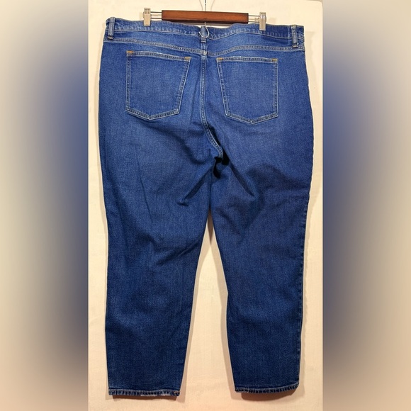 Women’s Abercrombie & Fitch Dark Blue Straight Leg Jeans Size 35 - Picture 5 of 15